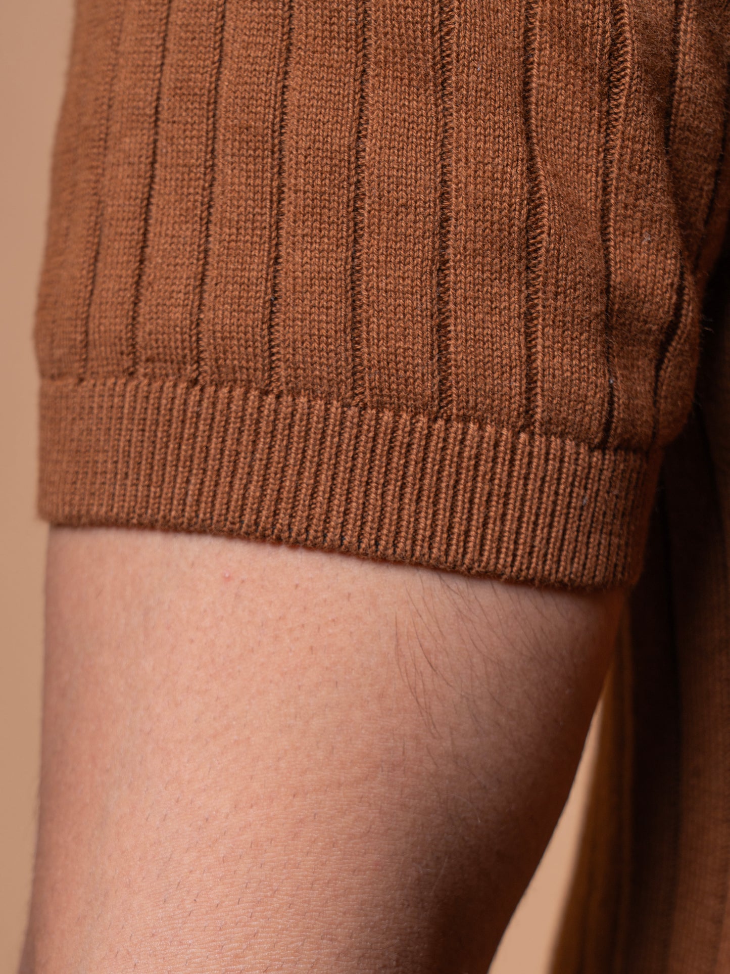 Brown Collar T-Shirt