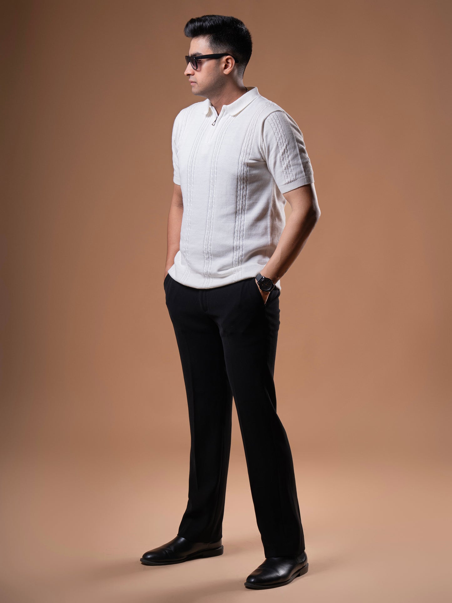 White Collar T-Shirt