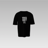 VIBES DONT LIE.- OVERSIZED T-SHIRT