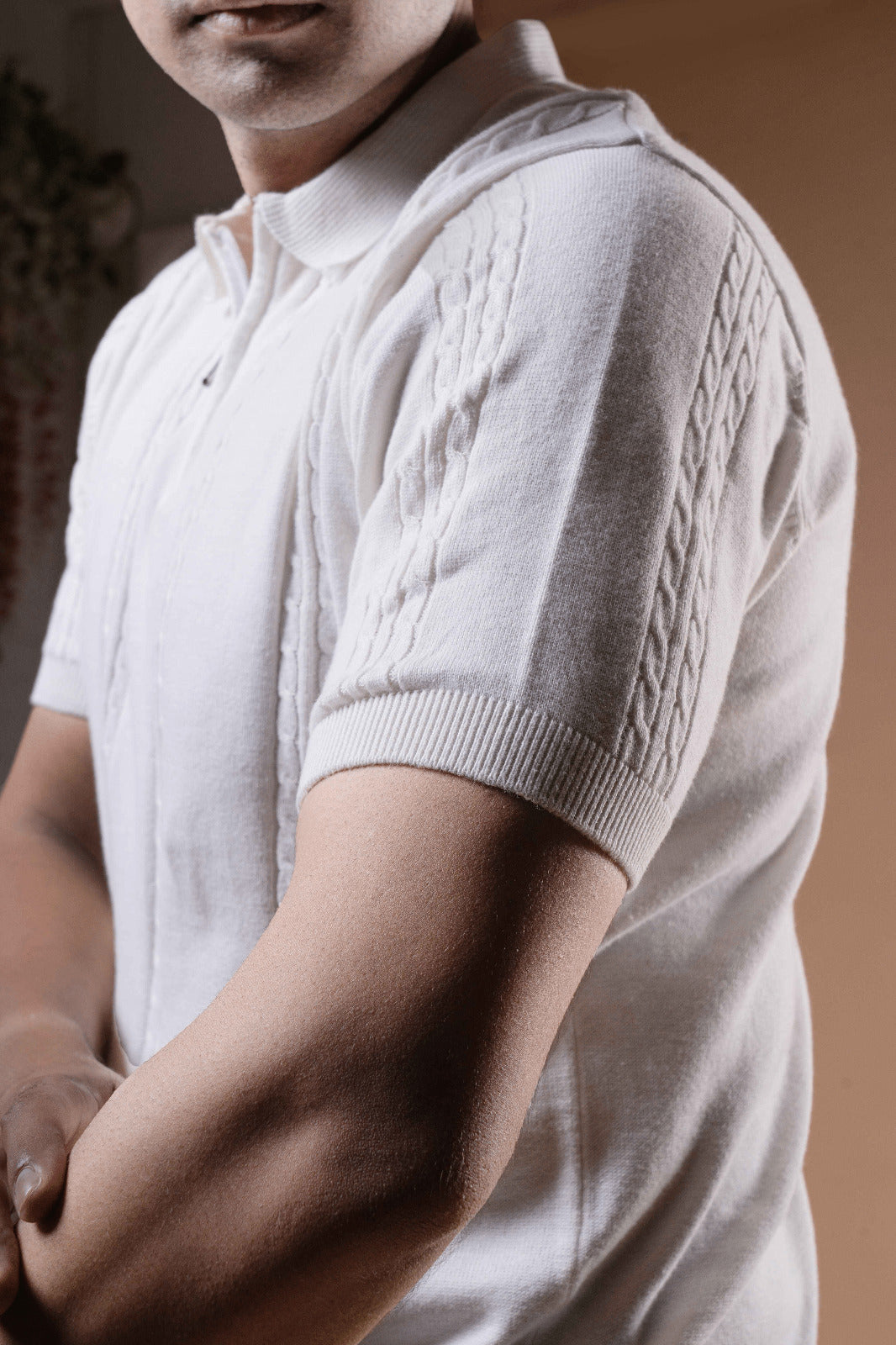 White Collar T-Shirt
