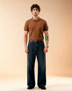 Brown Collar T-Shirt