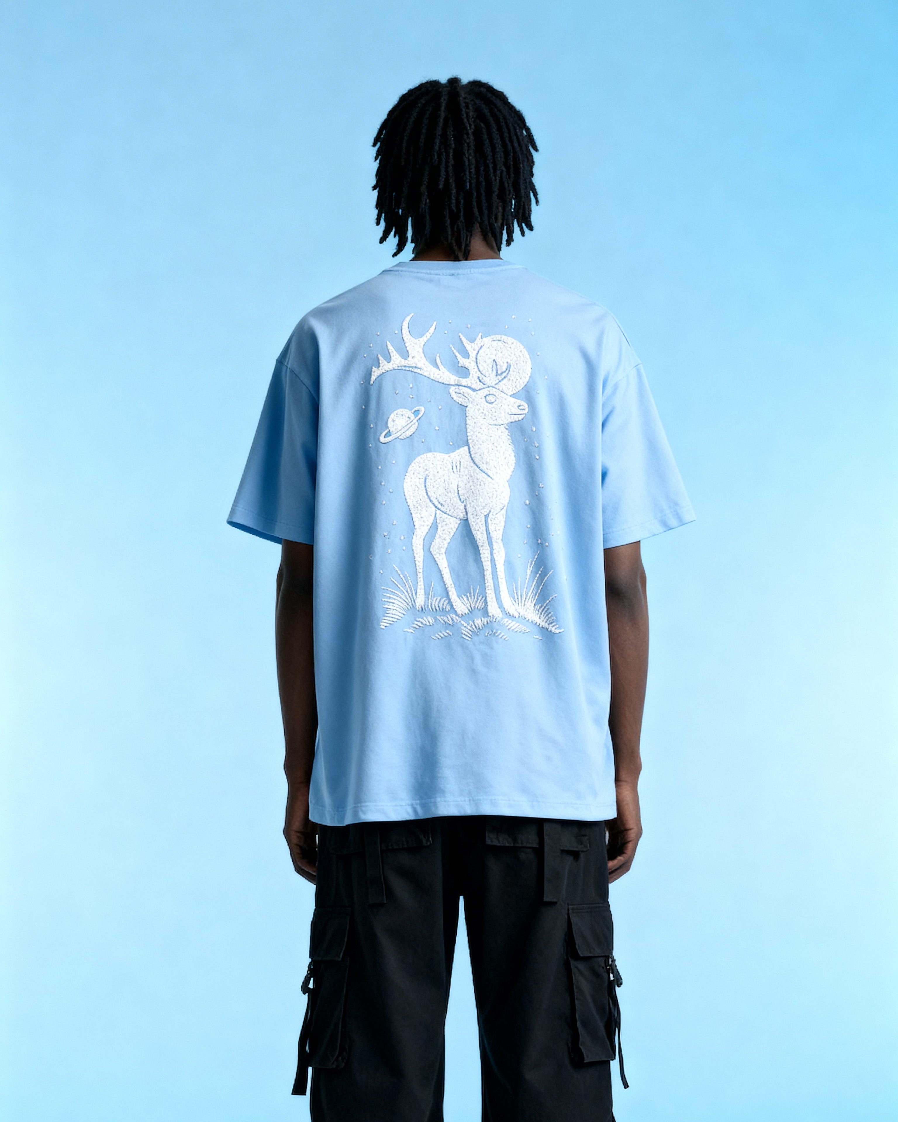 Blue Deer T-Shirt Men