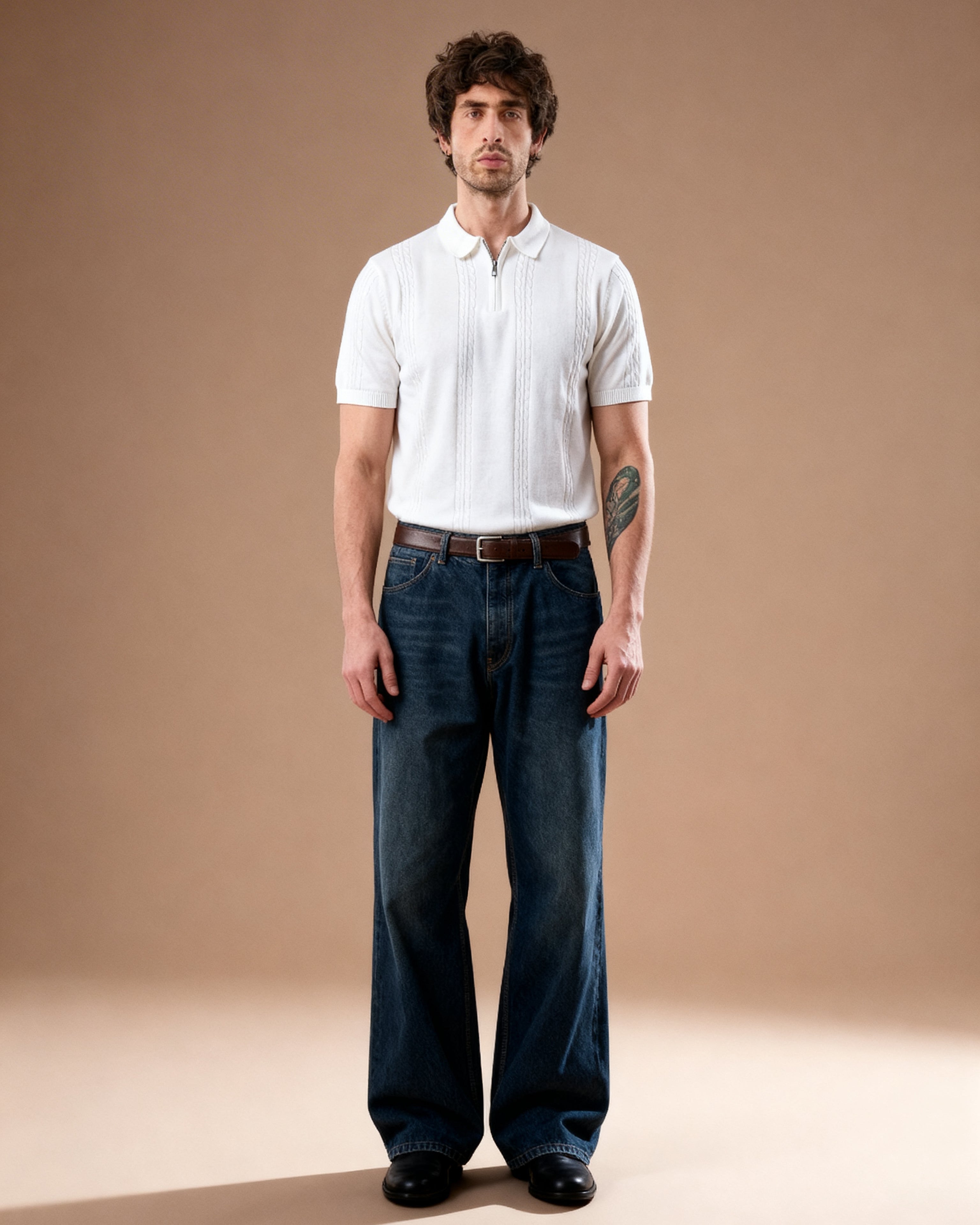 White Collar T-Shirt