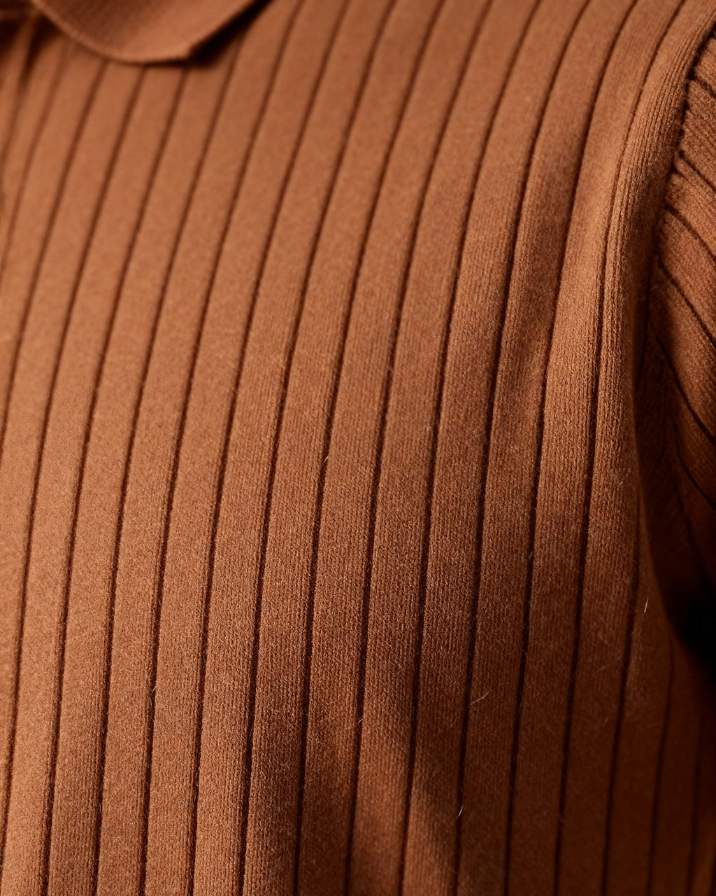 Brown Collar T-Shirt