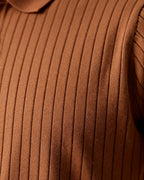 Brown Collar T-Shirt
